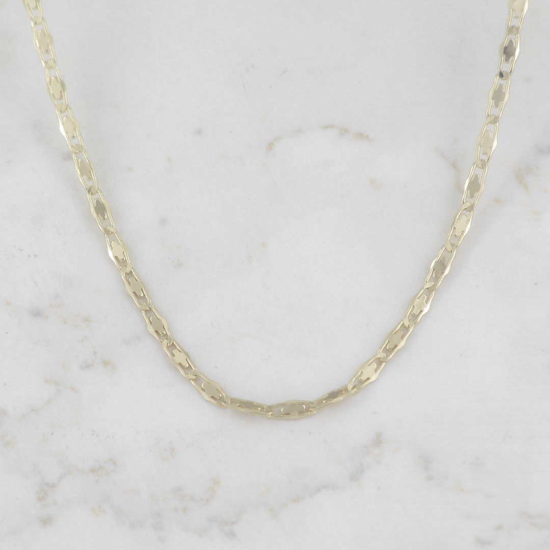 CADENA ESCALERA CRUZ 2.5MM-60CM