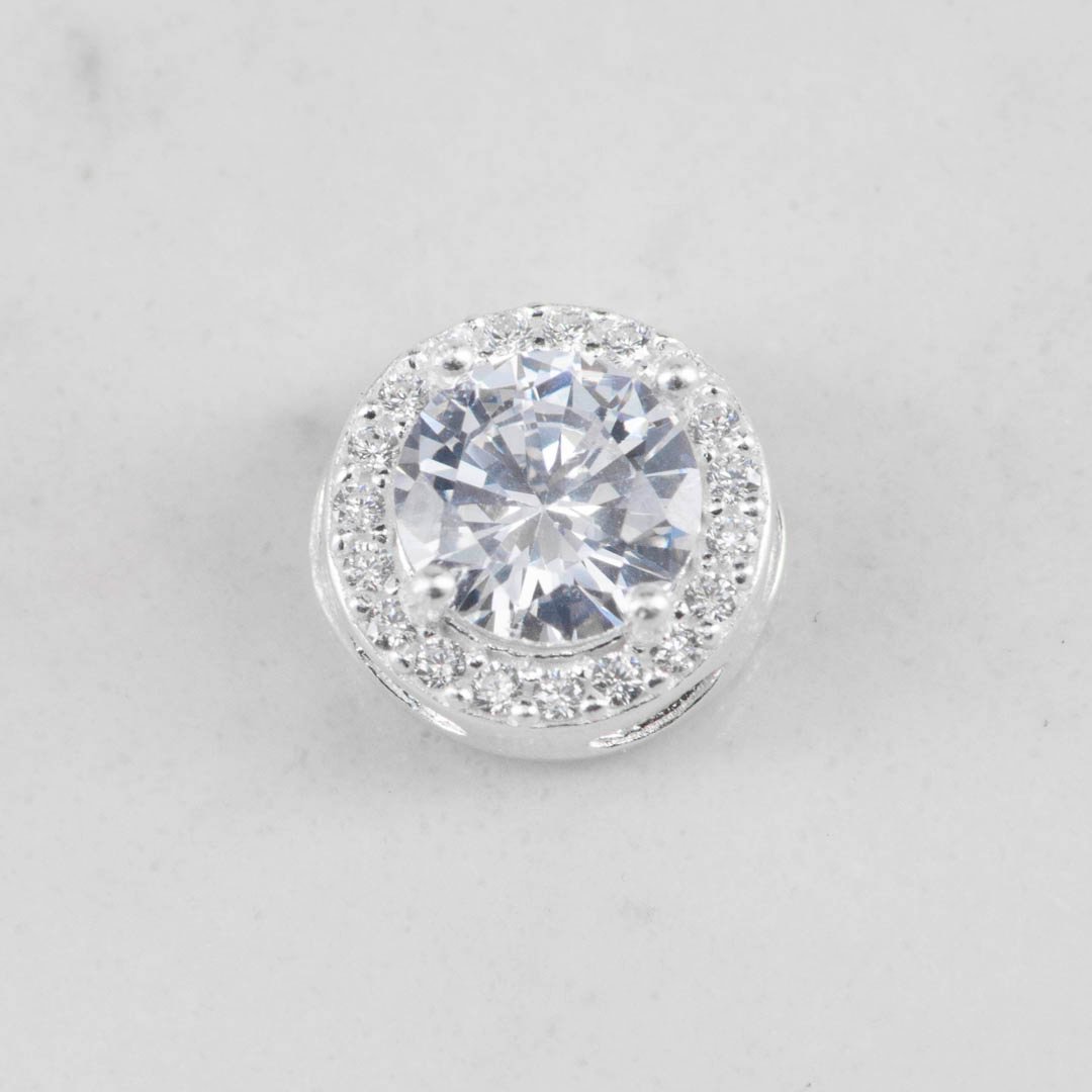 DIJE SEPARADOR CIRCULO CRISTAL