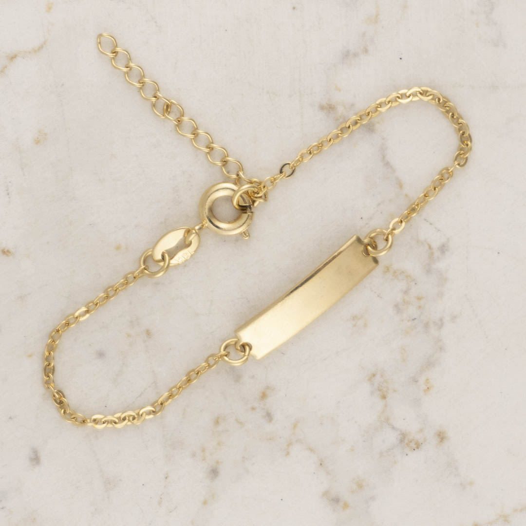 PULSERA PLACA JUEGO 1.5MM