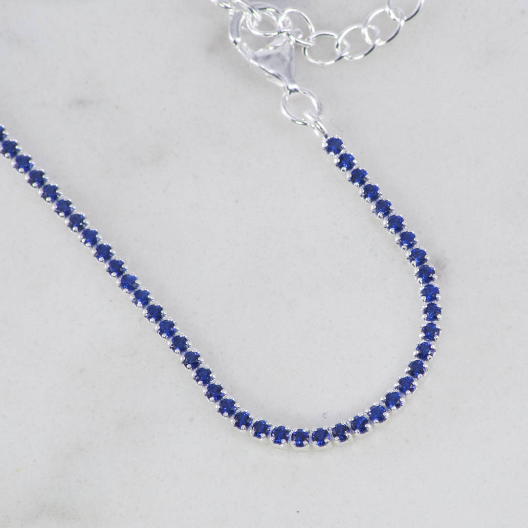 PULSERA TENNIS TOPACIO 2MM-17CM